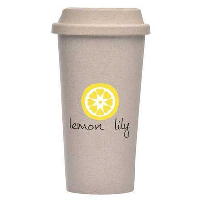 Lemon Lily 16oz Travel Tumbler